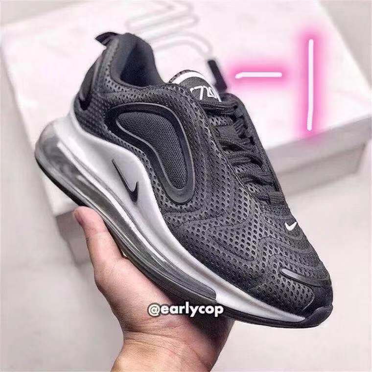 New Nike Air Max 720 Black White Shoes